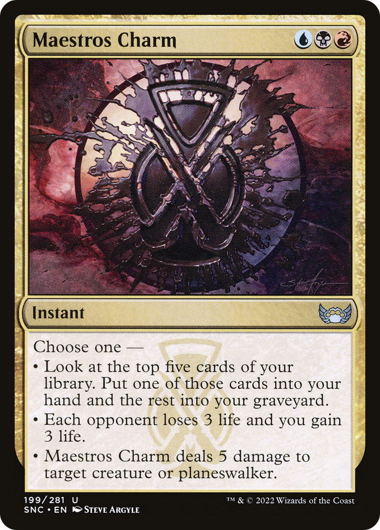 Maestros Charm (199) Foil - Streets of New Capenna
