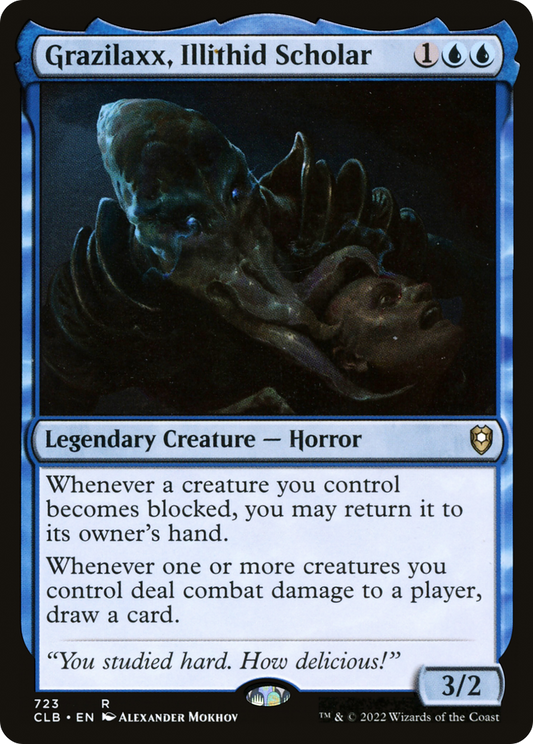 Grazilaxx, Illithid Scholar (723) - Commander Legends: Battle for Baldur's Gate