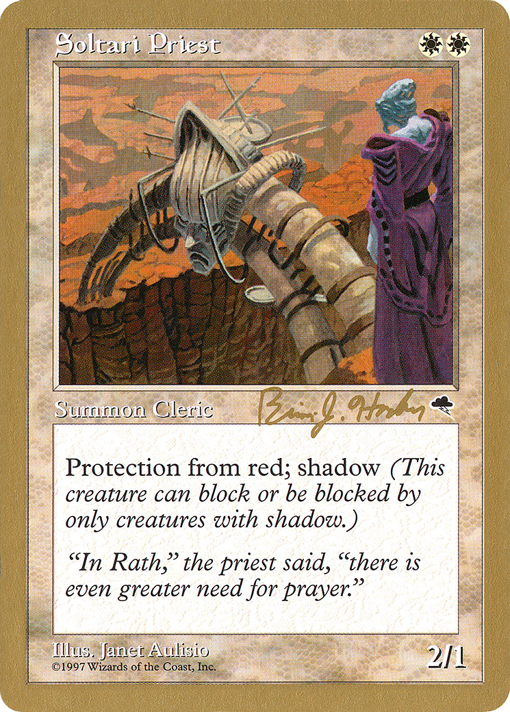 Soltari Priest - 1998 Brian Hacker (TMP) (Retro) - World Championship Decks 1998