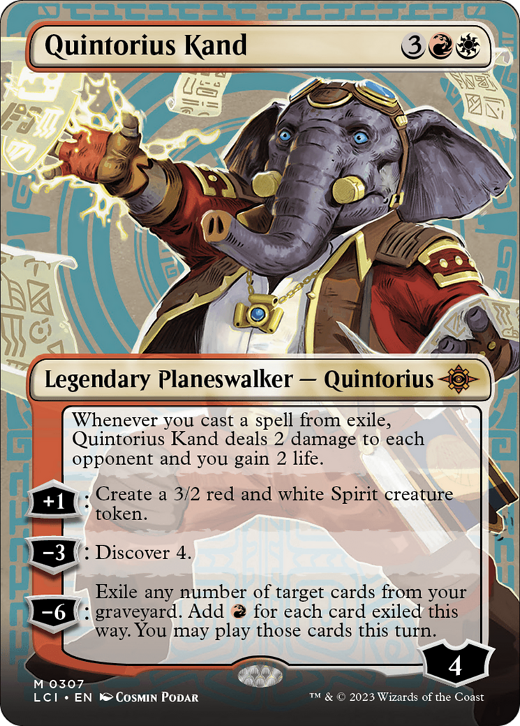 Quintorius Kand (Borderless) (307) - The Lost Caverns of Ixalan
