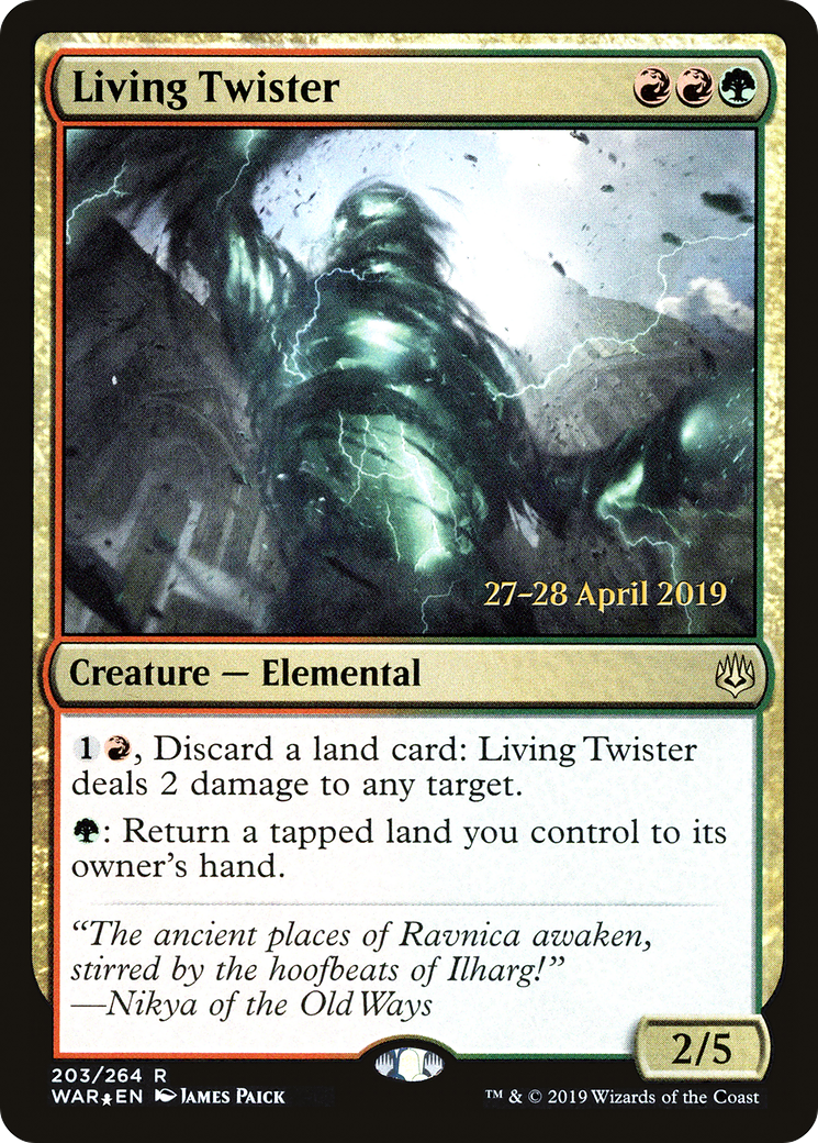 Living Twister (203) Foil - War of the Spark Promos