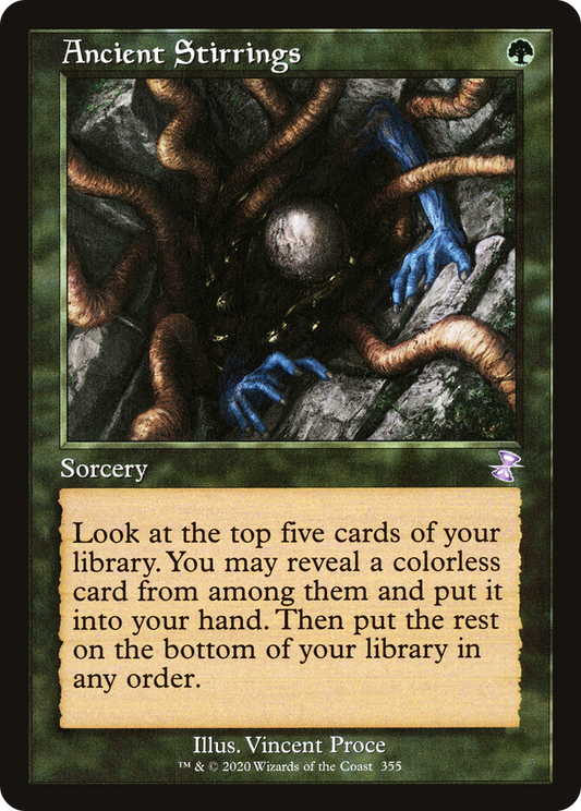 Ancient Stirrings (Retro) (355) Foil - Time Spiral Remastered