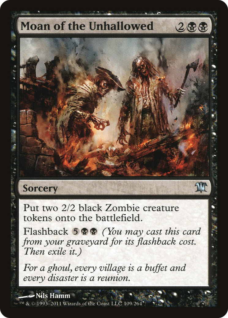 Moan of the Unhallowed (109) Foil - Innistrad