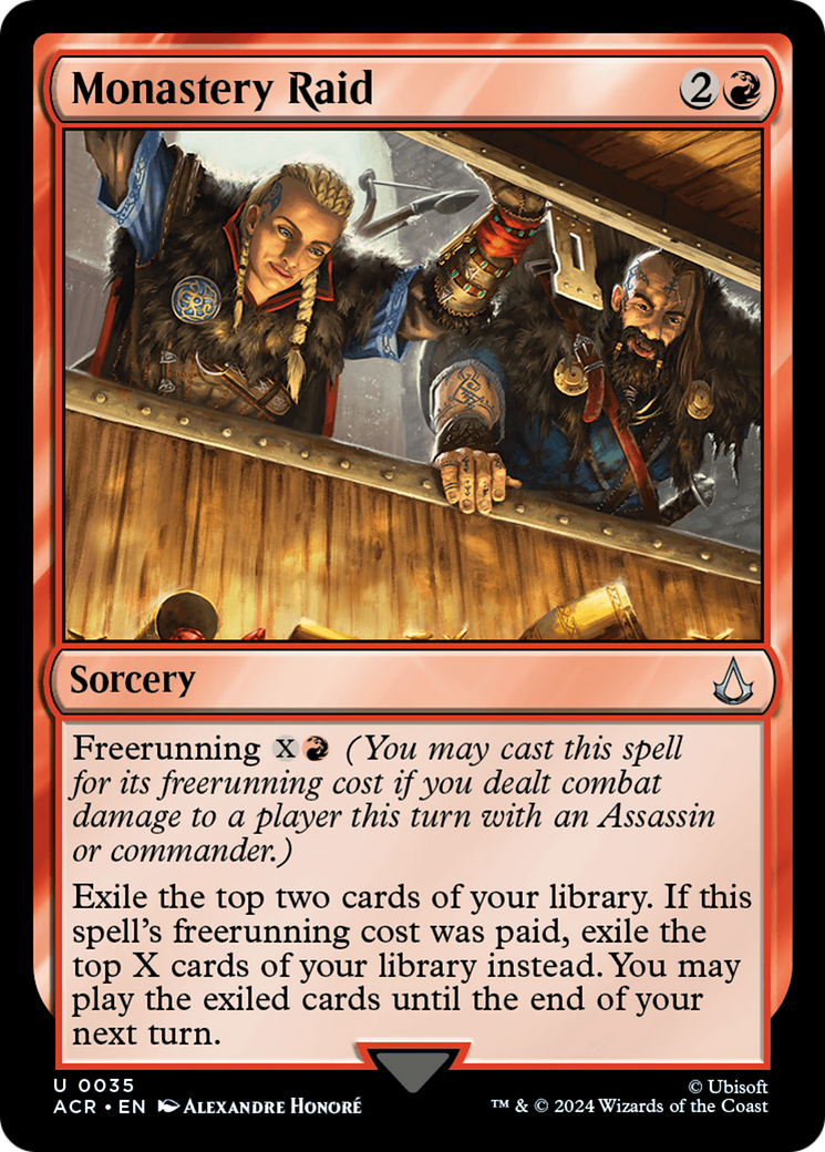 Monastery Raid (035) Foil - Assassin's Creed
