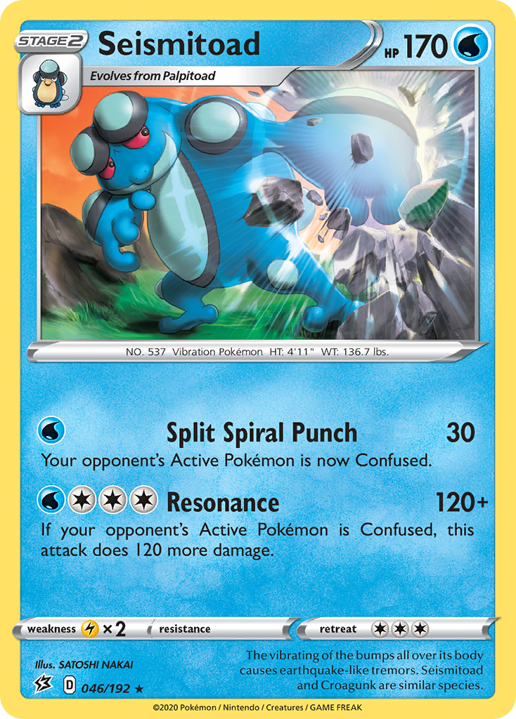 Seismitoad (046/192) [Sword & Shield: Rebel Clash] | Silver Goblin