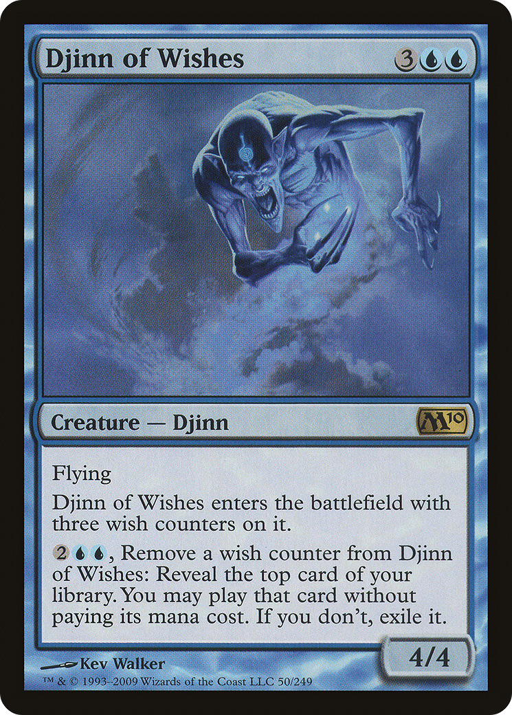 Djinn of Wishes (050) Foil - Magic 2010