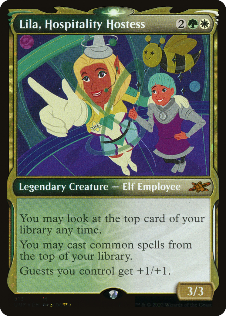 Lila, Hospitality Hostess (Showcase) (513) Foil - Unfinity