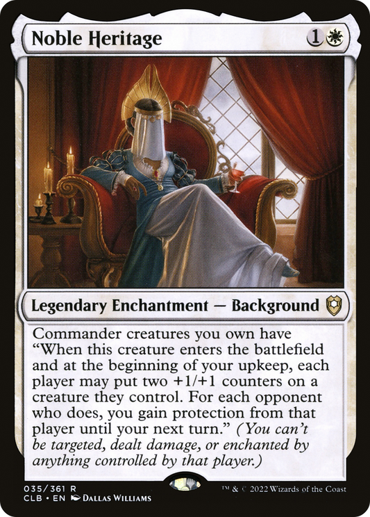 Noble Heritage (035) Foil - Commander Legends: Battle for Baldur's Gate