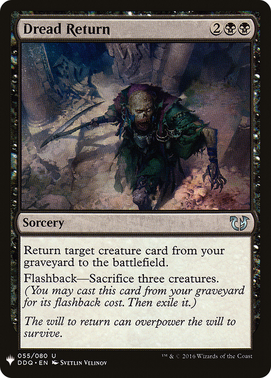 Dread Return (DDQ-55) - The List