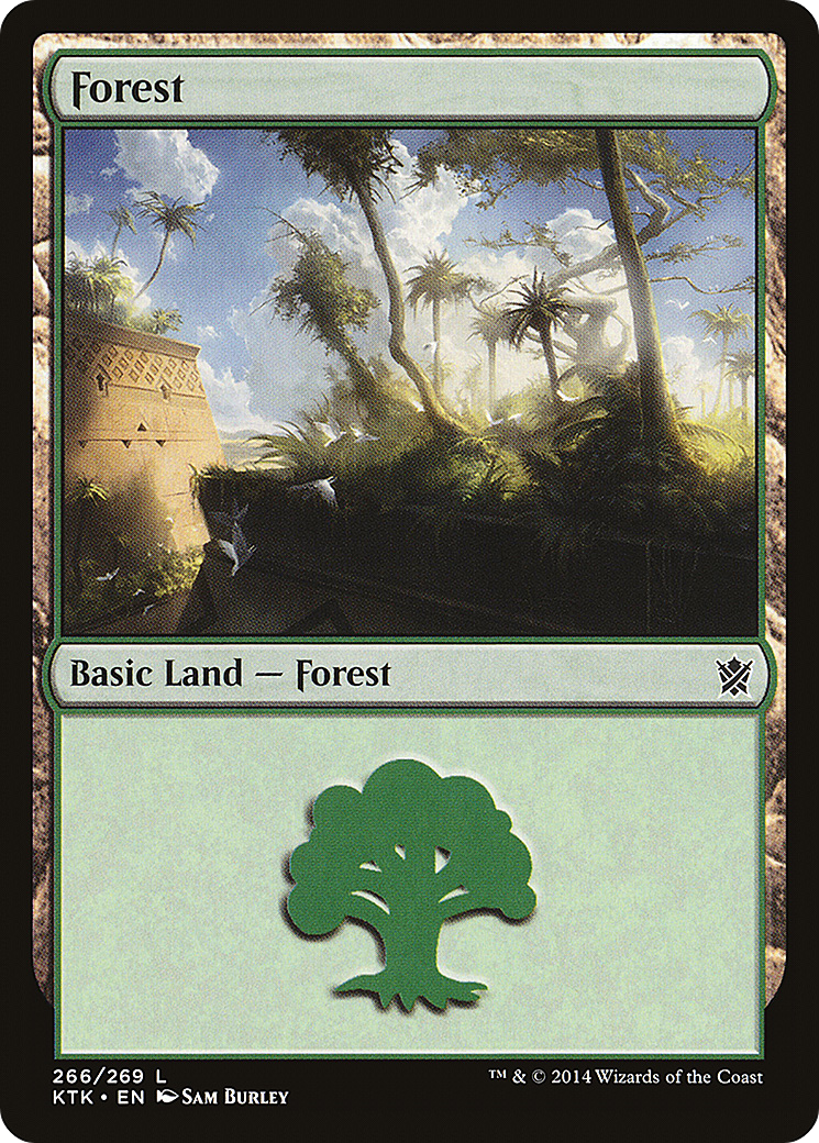 Forest (266) - Khans of Tarkir