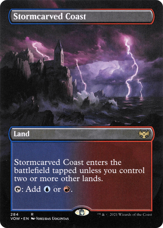 Stormcarved Coast (Borderless) (284) - Innistrad: Crimson Vow