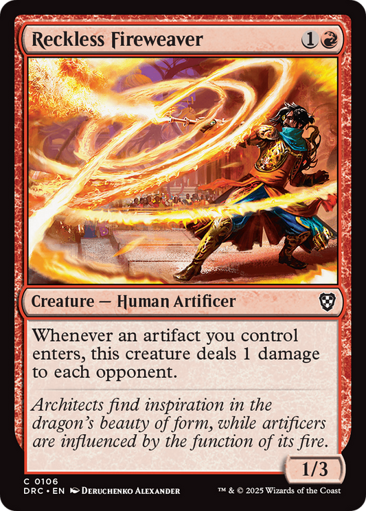 Reckless Fireweaver (106) - Commander: Aetherdrift