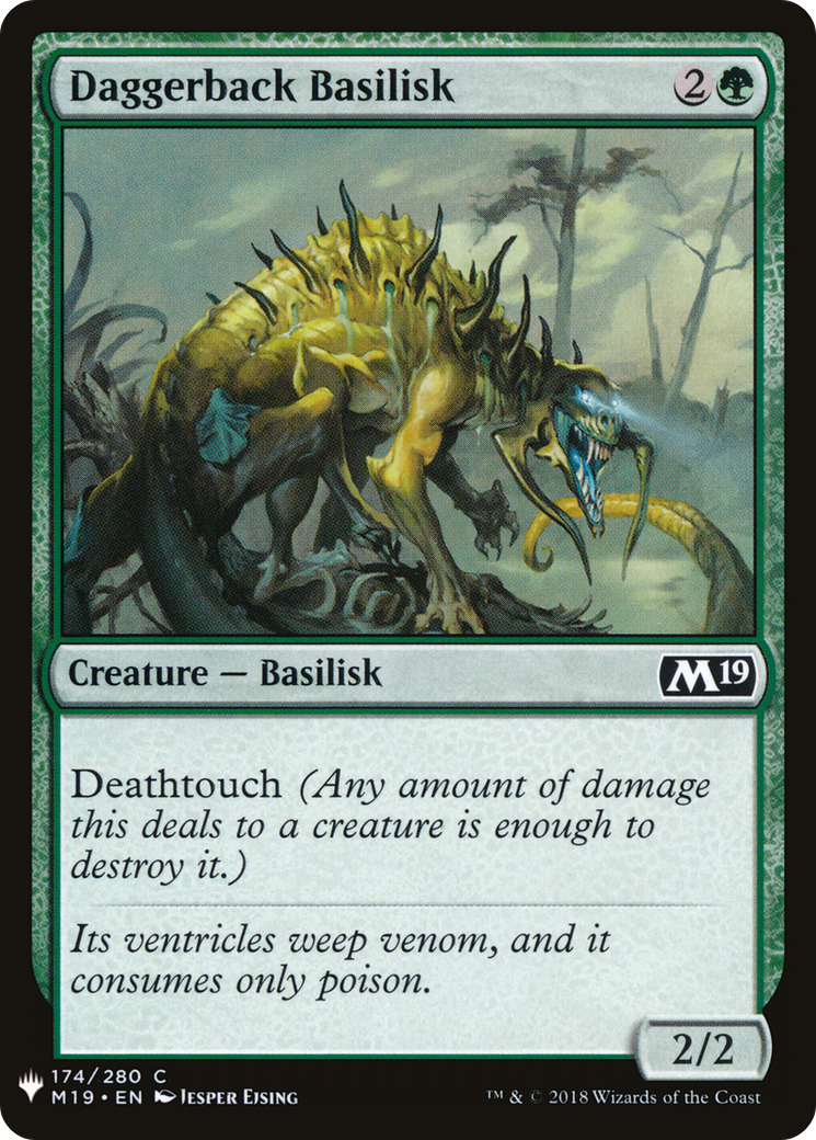 Daggerback Basilisk (M19-174) - The List