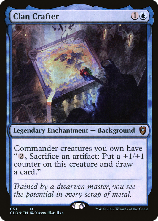 Clan Crafter (651) Foil - Commander Legends: Battle for Baldur's Gate