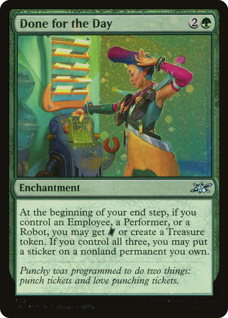 Done for the Day (422) Foil - Unfinity
