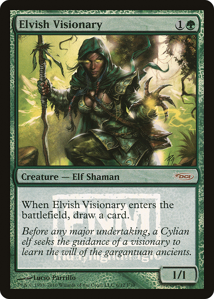 Elvish Visionary (006) Foil - Friday Night Magic 2010