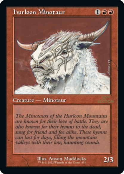 Hurloon Minotaur (Retro) (451) - 30th Anniversary Edition