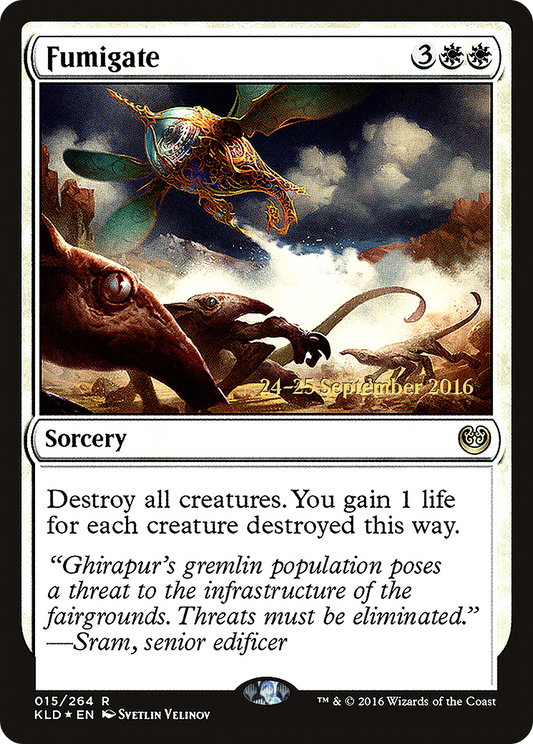 Fumigate (Prerelease) (015) Foil - Kaladesh Promos