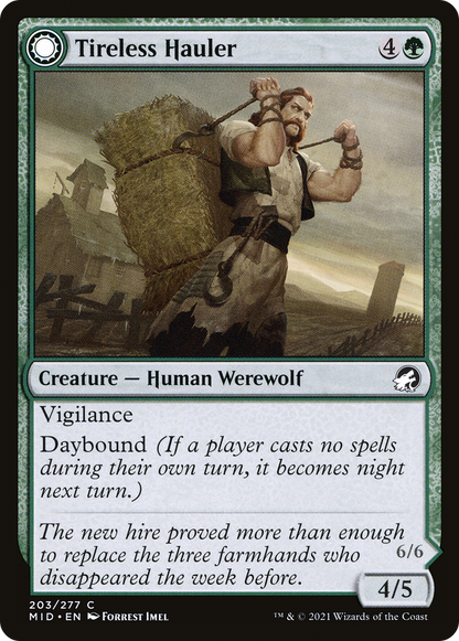 Tireless Hauler (203) Foil - Innistrad: Midnight Hunt
