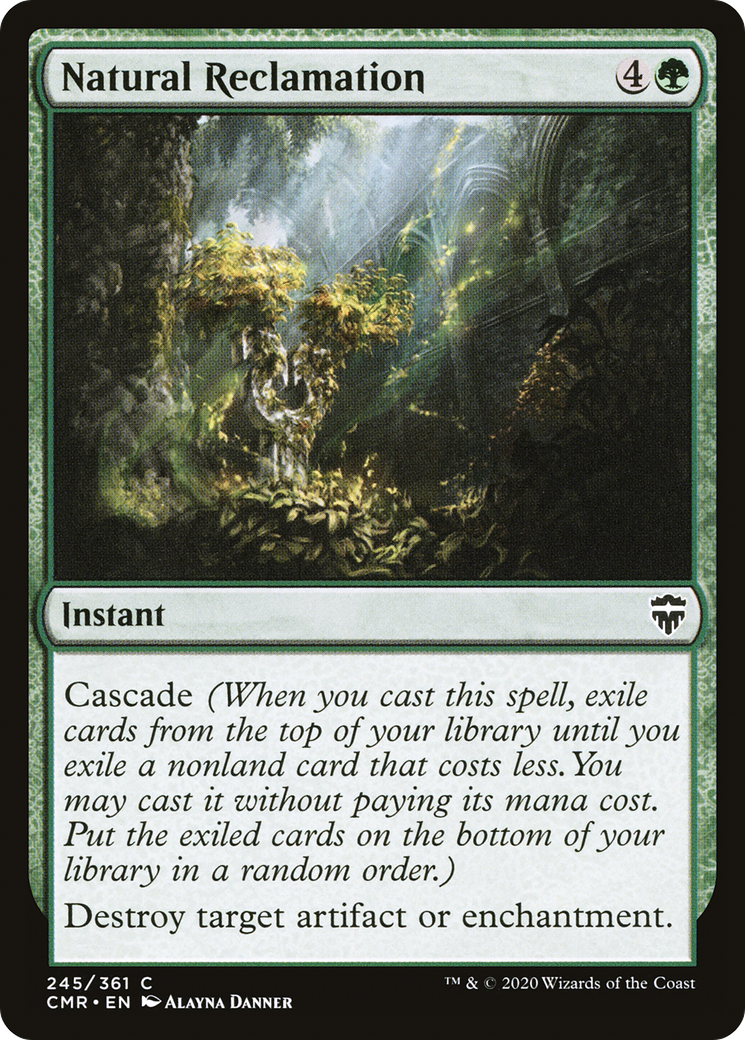 Natural Reclamation (245) Foil - Commander Legends