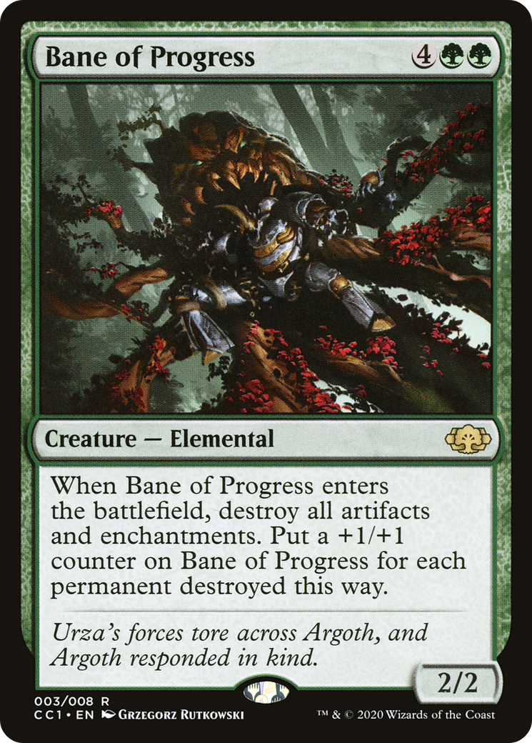 Bane of Progress [Commander Collection: Green] | Silver Goblin