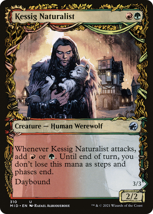 Kessig Naturalist // Lord of the Ulvenwald (Showcase) (310) - Innistrad: Midnight Hunt