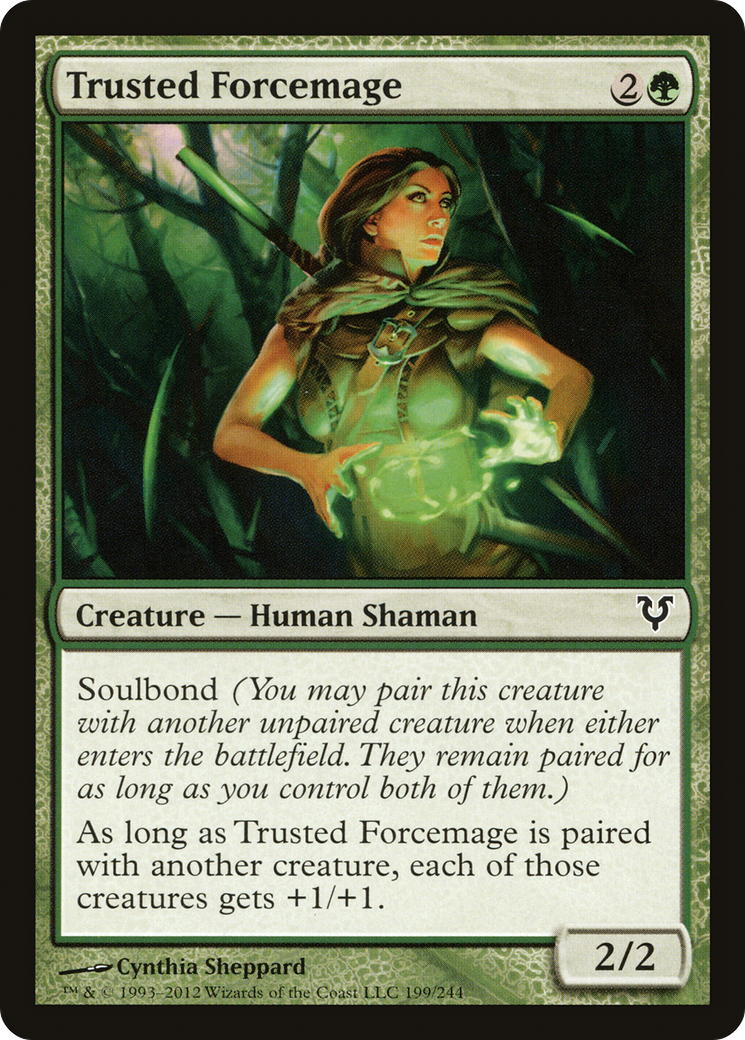Trusted Forcemage (199) Foil - Avacyn Restored