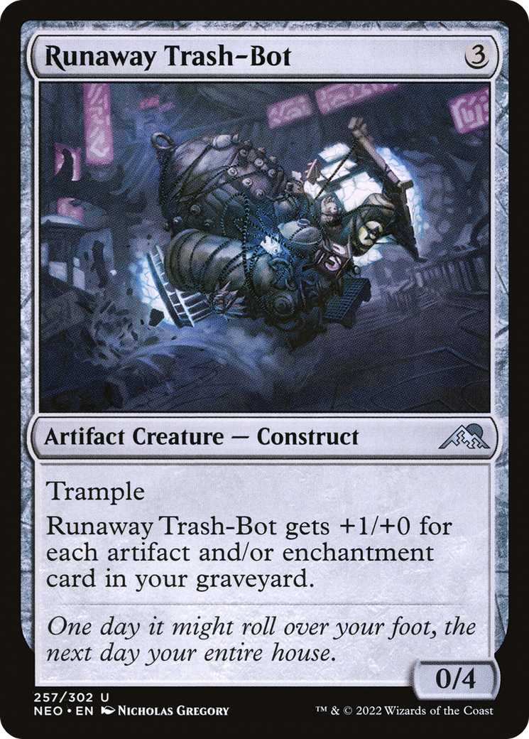 Runaway Trash-Bot (257) Foil - Kamigawa: Neon Dynasty