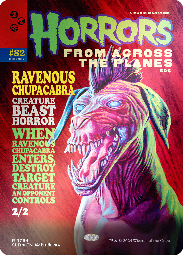 Ravenous Chupacabra (1764) (Rainbow Foil) (1764) Foil - Secret Lair Drop Series