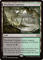 Woodland Cemetery [Duskmourn: House of Horror Commander] | Silver Goblin