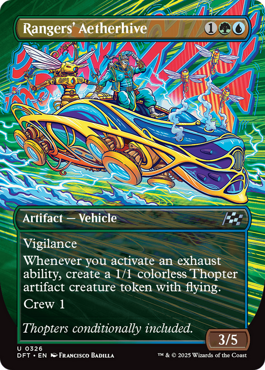 Ranger's Aetherhive (Borderless) Foil (326) - Aetherdrift