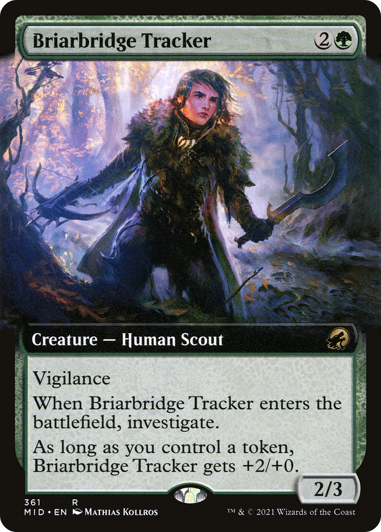 Briarbridge Tracker (Extended Art) [Innistrad: Midnight Hunt] | Silver Goblin