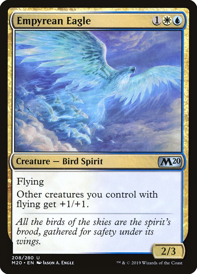 Empyrean Eagle [Core Set 2020] | Silver Goblin