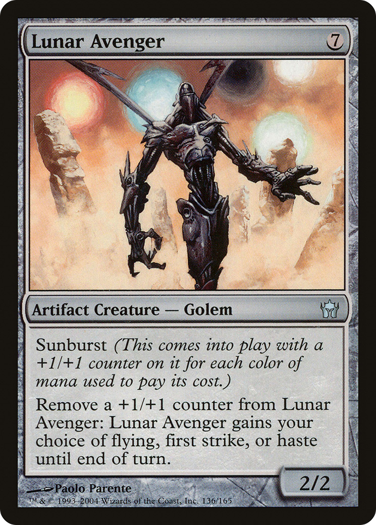 Lunar Avenger (136) Foil - Fifth Dawn