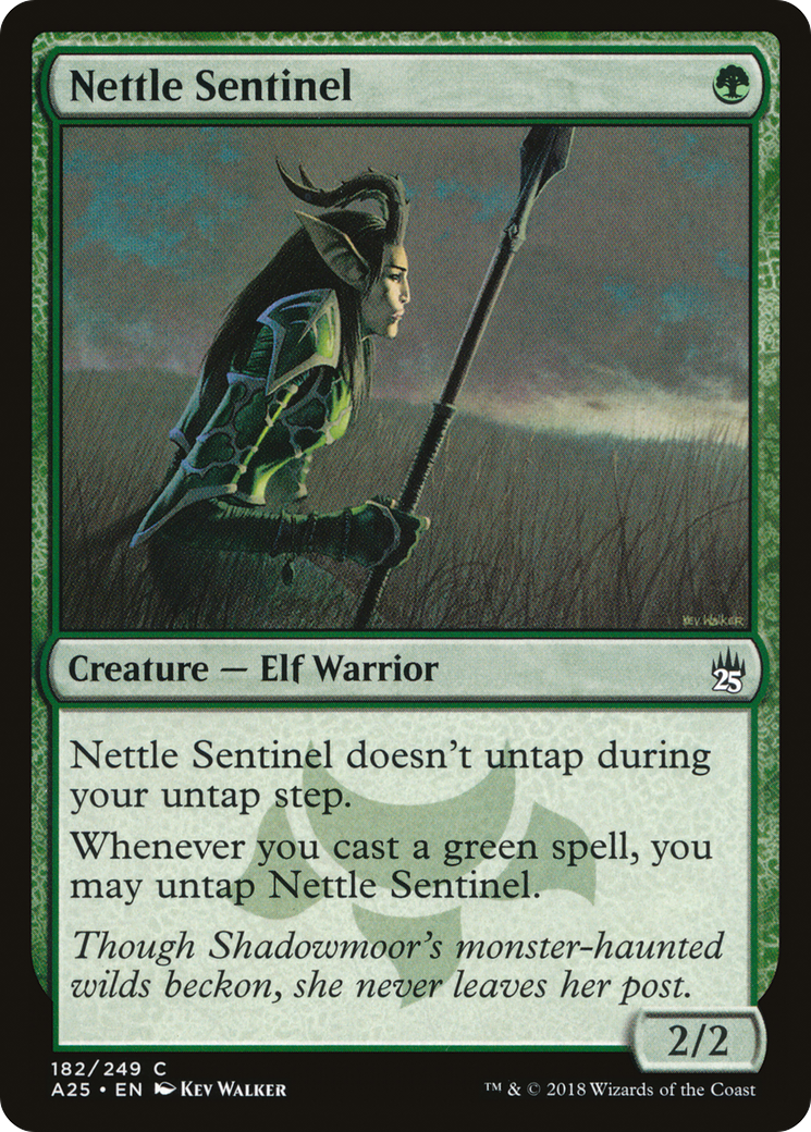 Nettle Sentinel (182) Foil - Masters 25