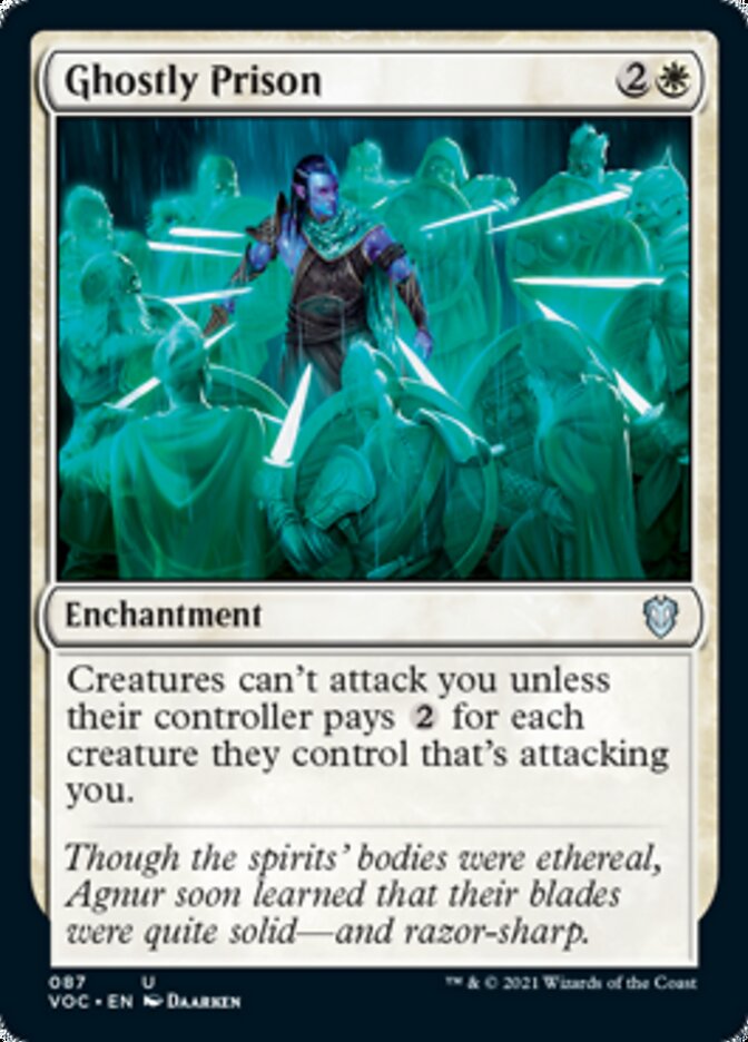 Ghostly Prison [Innistrad: Crimson Vow Commander] | Silver Goblin