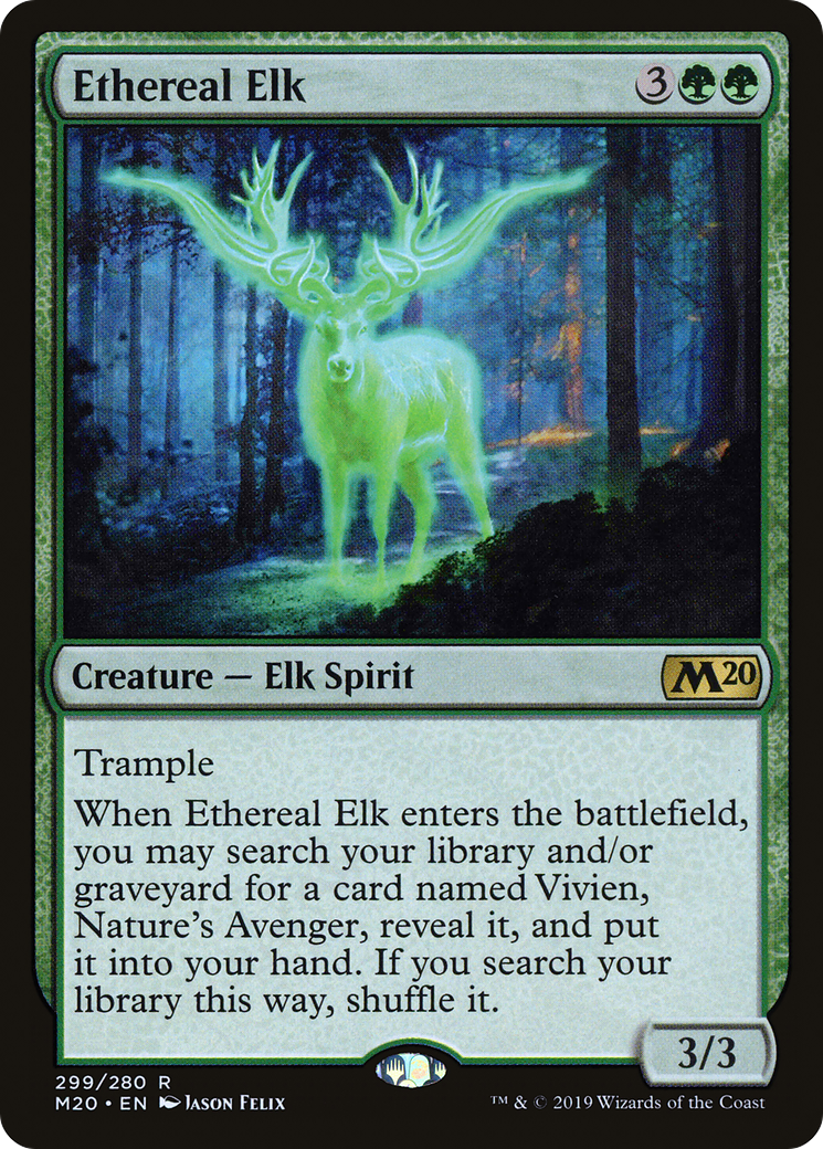 Ethereal Elk (299) - Core Set 2020