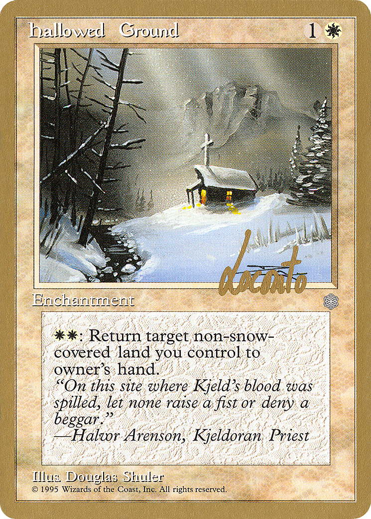 Hallowed Ground - 1996 Michael Loconto (ICE) - Pro Tour Collector Set