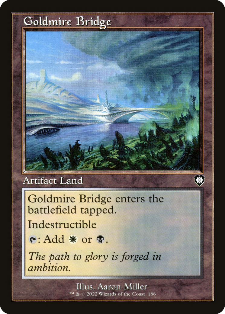 Goldmire Bridge (Retro) (186) - The Brothers' War Commander