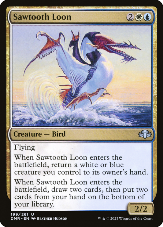 Sawtooth Loon [Dominaria Remastered] Foil