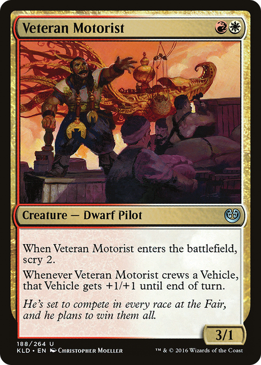 Veteran Motorist [Kaladesh] Foil