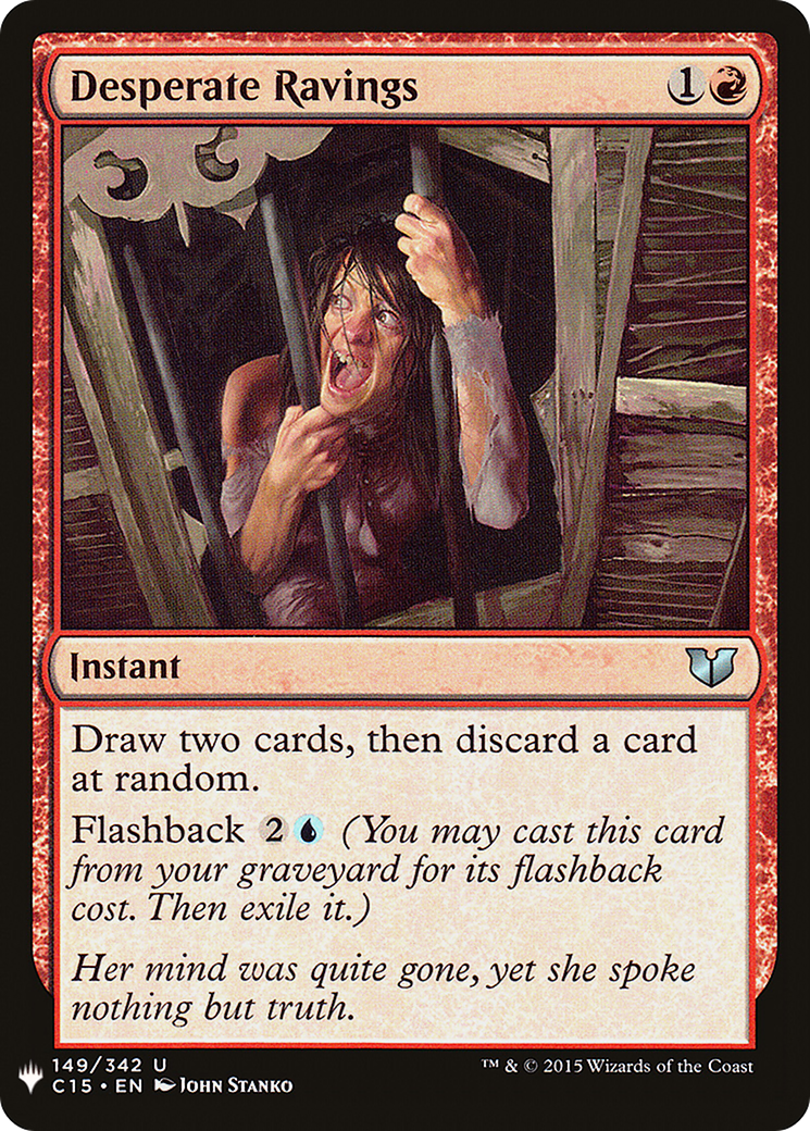 Desperate Ravings (C15-149) - The List