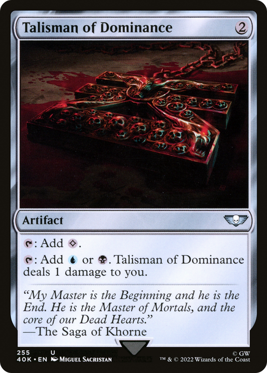 Talisman of Dominance (255) [Warhammer 40,000]