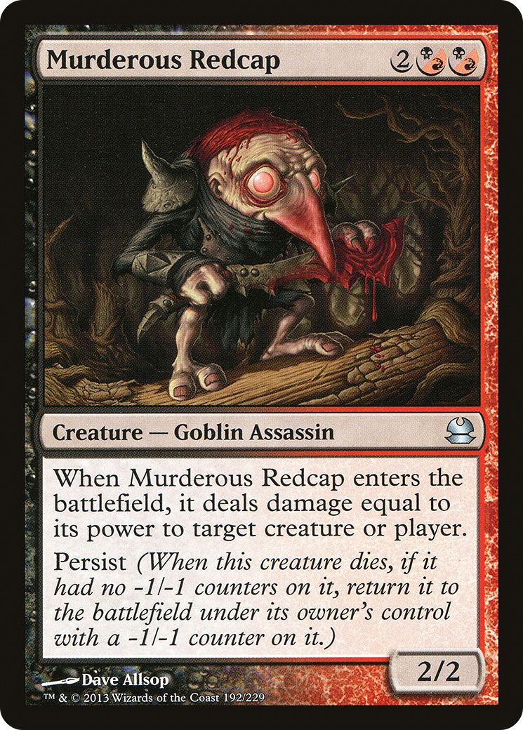 Murderous Redcap (192) - Modern Masters