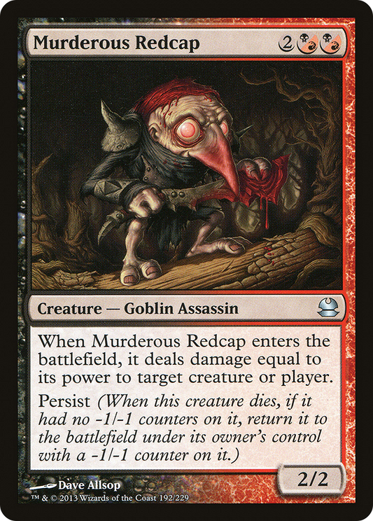 Murderous Redcap (192) - Modern Masters