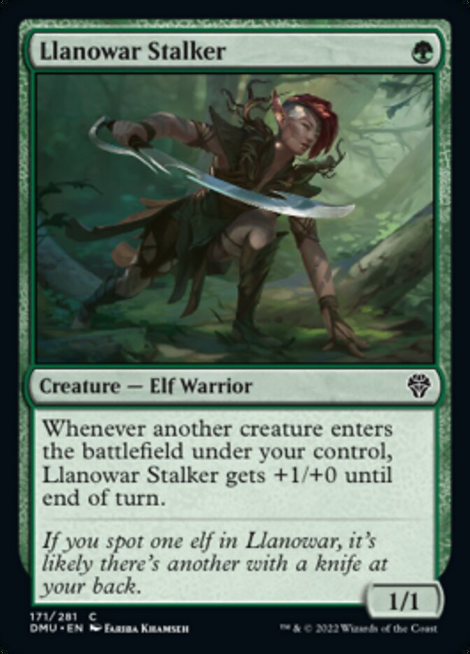 Llanowar Stalker [Dominaria United] | Silver Goblin