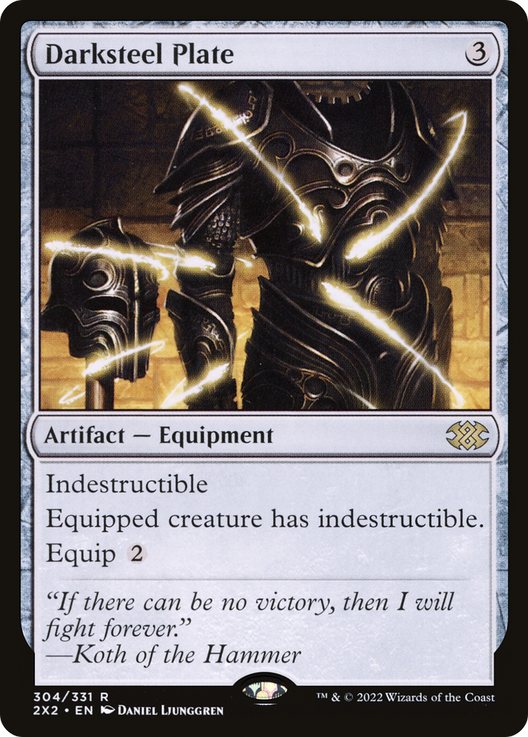Darksteel Plate (304) - Double Masters 2022