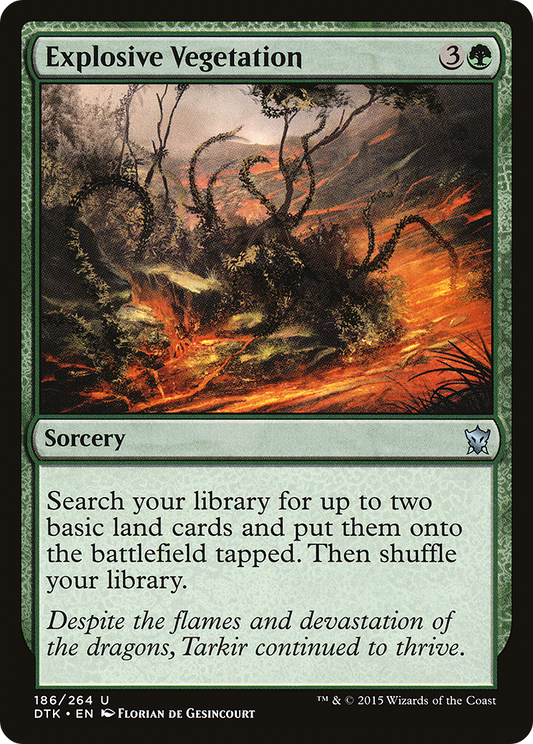 Explosive Vegetation (186) - Dragons of Tarkir