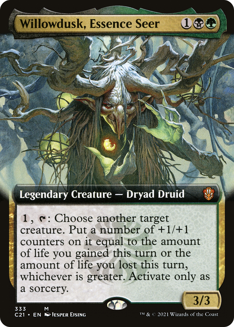 Willowdusk, Essence Seer (Extended Art) (333) - Commander 2021