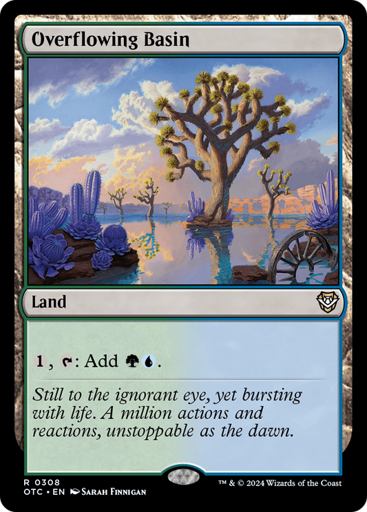Overflowing Basin (308) - Outlaws of Thunder Junction Commander
